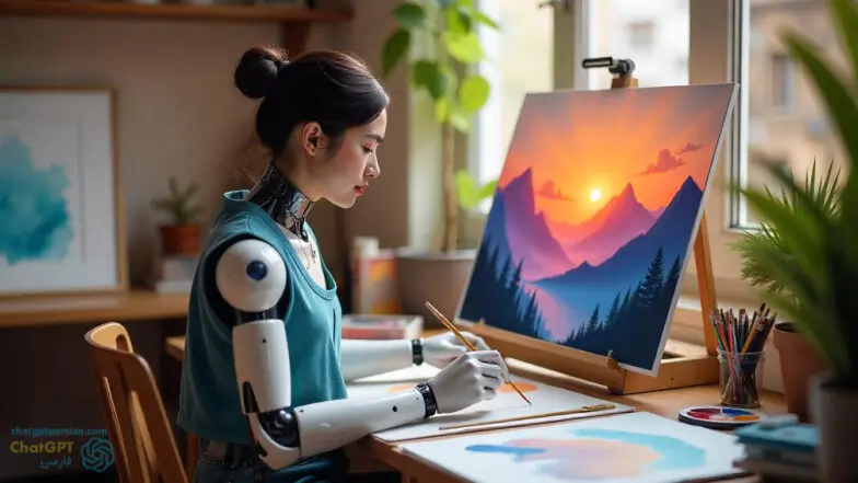 ربات برنامه هوش مصنوعی Paint