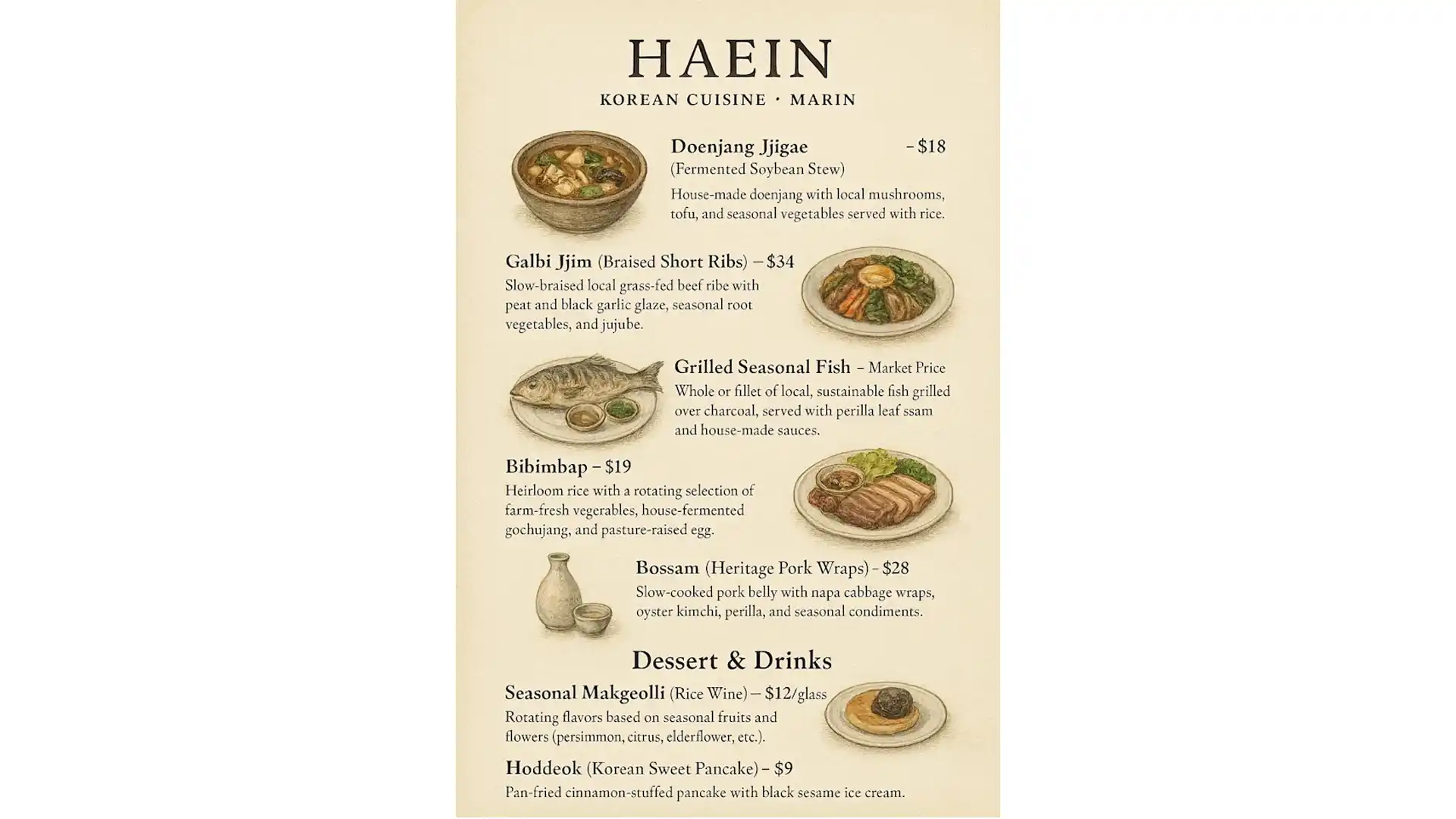 ساخت منو با هوش مصنوعی